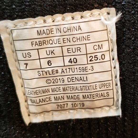 Denali Leather Men’s Hiking Boots Size 7 Leather, Remaining Man Made Breathable - Picture 9 of 9